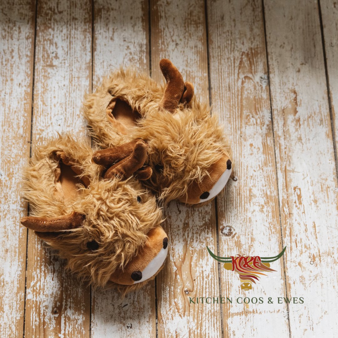 Highland Coo Slippers