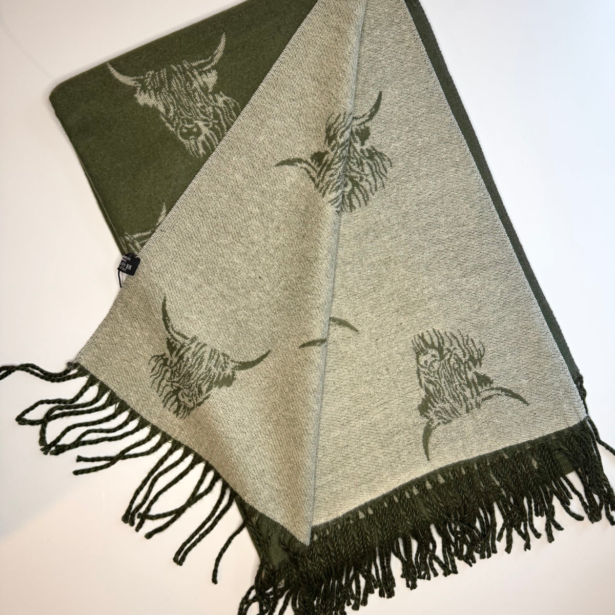 Reversible Highland Cow Scarves