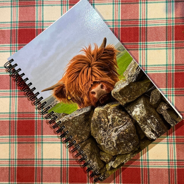 Highland Cow A5 Lined Notebook