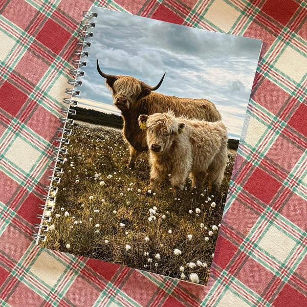 Highland Cow A5 Lined Notebook