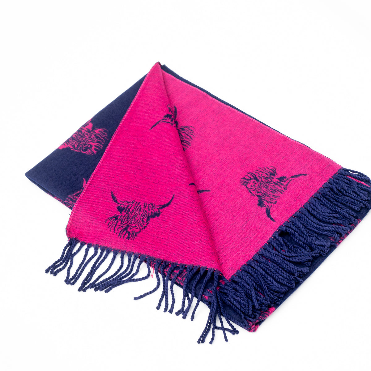 Reversible Highland Cow Scarves