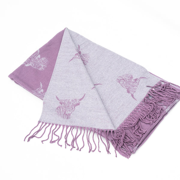 Reversible Highland Cow Scarves