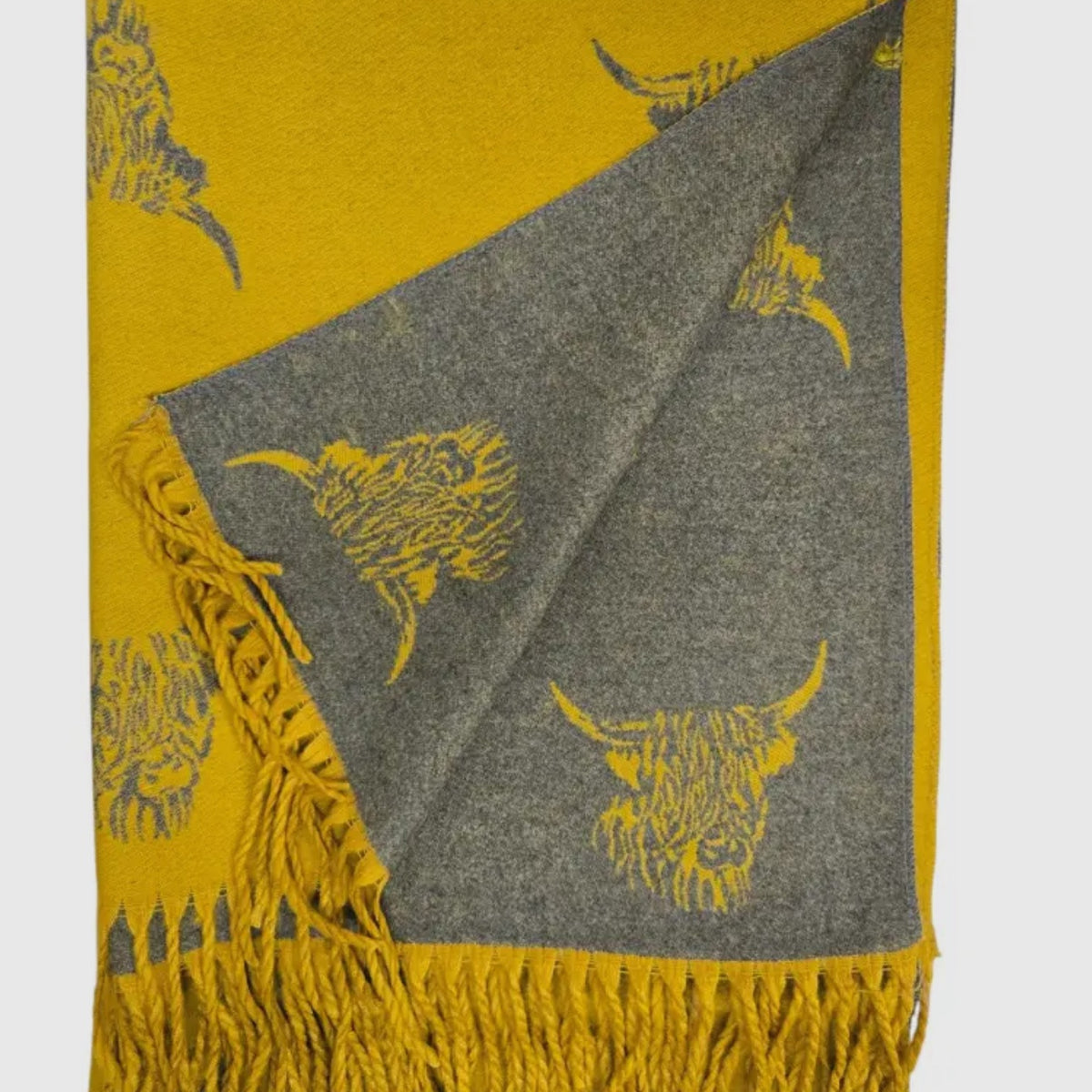 Reversible Highland Cow Scarves